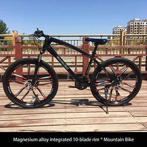 Mountain Bike : LFEWOZ Bici Volare Leggeri 21 velocit Mountain Bike Biciclette Doppio Freno a Disco per Adulti Uomini E Donne Spiaggia Neve Cruiser Bikes 26 Pollici