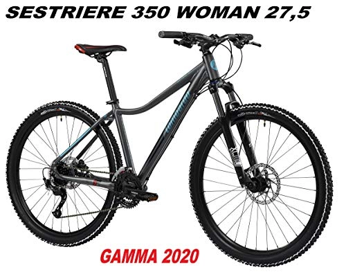 Mountain Bike : LOMBARDO BICI SESTRIERE 350 Woman Ruota 27, 5 Shimano Altus 24V SUNTOUR XCM HLO Gamma 2020 (48 CM)