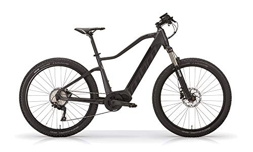 Mountain Bike : MBM E KAIROS MTB 27.5 14 AH, Bici Unisex Adulto, Nero A01, 50