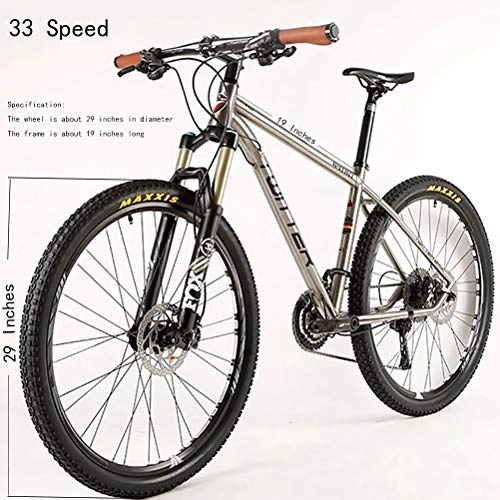 Mountain Bike : MIRC versione su misura della mountain bike ultraleggera, metallizzata, XXXL