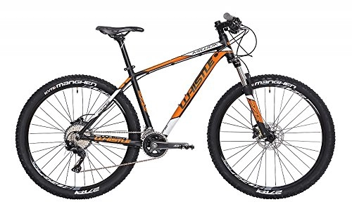 Mountain Bike : Mountain Bike 27, 5" Whistle Miwok 1719 nero / neon arancione opaco 22V misura L 20" (180 cm - 195 cm)