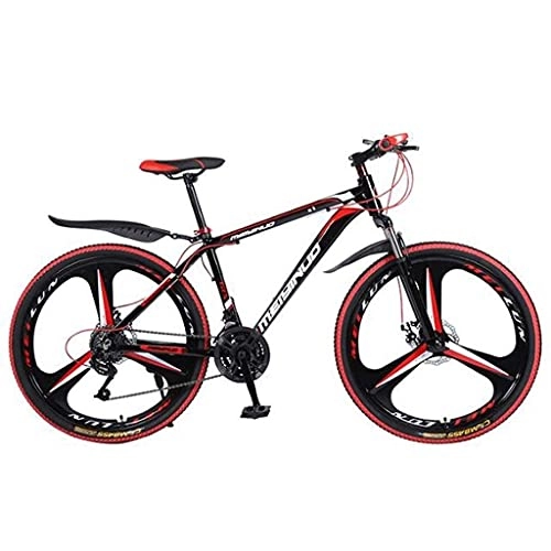 Mountain Bike : Mountain Bike - Bicicletta da mountain bike da 66 cm, in lega di alluminio, leggera, con doppio freno a disco e sospensione anteriore, per donne e adulti