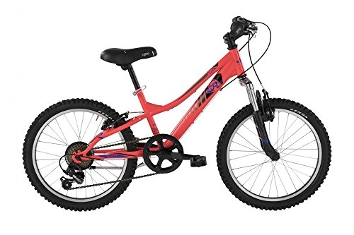 Mountain Bike : Mountain Bike FLIP da ragazzo con telaio in acciaio 28 cm, forcella ammortizzata Arancio