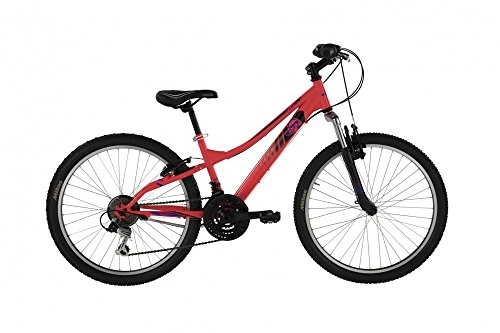 Mountain Bike : Mountain Bike FLIP da ragazzo con telaio in acciaio 32 cm, forcella ammortizzata Arancio