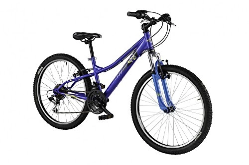 Mountain Bike : Mountain Bike FLIP da ragazzo con telaio in acciaio 32 cm, forcella ammortizzata Blu