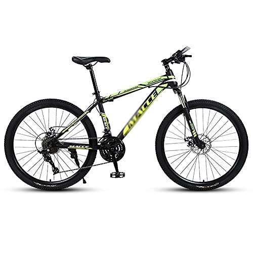 Mountain Bike : MTB - Bicicletta vibrante da esterno per adulti con raggi alti 24 pollici, 21 velocità