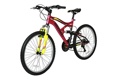 Mountain Bike : mtb volante 18 velocità mountain bikes Bicycles telaio in acciaio V freno con garanzia leggero