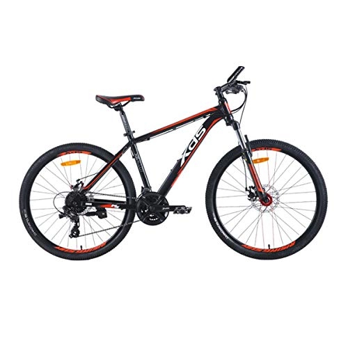 Mountain Bike : MUZIWENJU Mountain Bike, City Commuter Bike, Adulto, Studente, Bicicletta a 26 Pollici in Lega di Alluminio a 24 velocità (Color : Black Orange, Edition : 24 Speed)