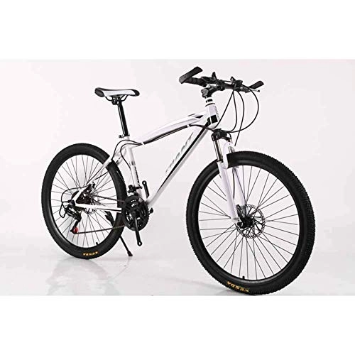 Mountain Bike : N&I Bicycle Mountain Bike Frame MTB Bike High-Carbon Steel 21 Speeds 26" Wheel Mountain Bike Disc Brakes Blue