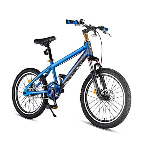 Mountain Bike : Pieghevole Bicicletta 7 velocit Mountain Bike con Il Freno a Disco 20 Pollici Citybike per Adulti Bici, Blue