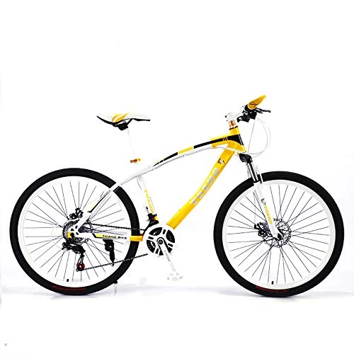 Mountain Bike : RUIXFEC Mountain Bike, Bici a Città per Uomini e Donne Adulti, Bicicletta Sportiva da Montagna, Bici da Strada 24 Pollici, MTB con 21-Stage Shift, Bicicletta Trekking Unisex Adulto, Molti Tipi Colori