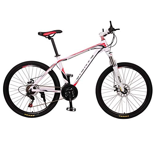 Mountain Bike : SIER Mountain Bike Bicicletta Alluminio Mountain Bike 27 velocità / 30 velocità Bicicletta Bicicletta, Red, 27