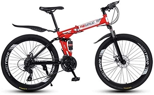 Mountain Bike : Sospensione Bivio 26" biciclette 21-velocità Mountain bike for adulti, alluminio leggero sospensione totale frame, freni a disco,