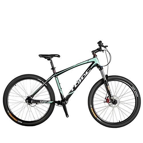 Mountain Bike : TDJDC Leader400 26 pollici per bici senza catena, trasmissione per mountain bike, telaio in lega di alluminio, freni a disco a olio (Verde)