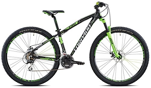 Mountain Bike : TORPADO MTB Icaro 29'' Alu 3x7v Disco Taglia 52 Nero / Verde (MTB Ammortizzate)