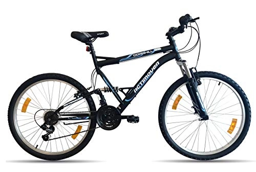 Mountain Bike : VTT ATTIMOVER - MTB 26", Completamente sospesa, 18 velocità, Cambio Shimano – Maniglie Grip Shimano – Attacco Headset