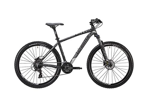Mountain Bike : WHISTLE Bici Miwok 1834 27.5" 8-velocità Taglia 46 Nero 2018 (MTB Ammortizzate) / Bike Miwok 1834 27.5" 8-Speed Size 46 Black 2018 (MTB Front Suspension)