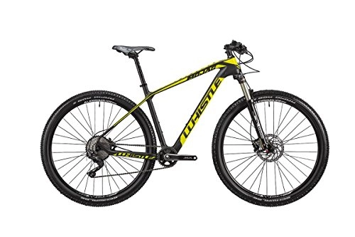 Mountain Bike : WHISTLE Bici Mojag 1832 29'' 11-velocità Taglia 48 Nero / Giallo 2018 (MTB Ammortizzate) / Bike Mojag 1832 29'' 11-Speed Size 48 Black / Yellow 2018 (MTB Front Suspension)