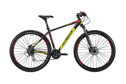 Mountain Bike : WHISTLE Bici Patwin 1833 29" 8-velocità Taglia 43 Giallo / Nero 2018 (MTB Ammortizzate) / Bike Patwin 1833 29" 8-Speed Size 43 Black / Yellow 2018 (MTB Front Suspension)