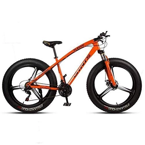 Mountain Bike : WJSW Mountain Bicycle - City Road Bicycle Dual Suspension Mountain Bikes Sport Leisure (Colore: Arancione, Dimensioni: 21 velocità)