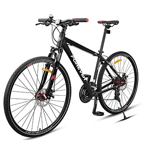 Mountain Bike : XMIMI Mountain Road Bike Combinata con Telaio in Lega di Alluminio Ammortizzatore Bicicletta a 27 velocità