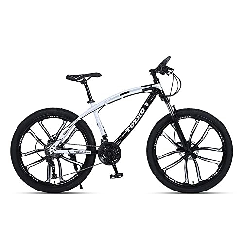 Mountain Bike : XUDAN Bicicletta Mountain Bike, Bici da Corsa Full-Suspension da 24 / 26 Pollici 24 / 27 / 30 velocità, Freni A Doppio Disco, Telaio in Acciaio Carbonio, Bici da Esterno Adulti velocità Sensibile