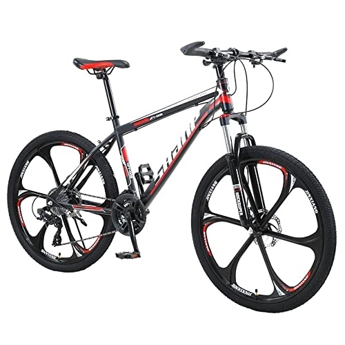 Mountain Bike : XUDAN Bicicletta Mountain Bike, Freni A Doppio Disco da 24 / 26 Pollici, Facili da Montare, Cambio di velocità Sensibile, Pneumatici Addensati Assorbimento degli Urti 21 / 24 / 27 / 30 velocità