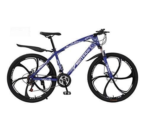 Mountain Bike : XYSQWZ Pedali in PVC Doppio Freno A Disco con Telaio Acciaio Ad Alto Tenore di Carbonio per Mountain Bike E Forcella Viaggi All'aperto