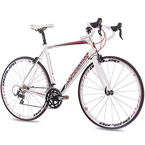 Bicicletas de carretera : 28 pulgadas Aluminio Bicicleta de carreras CHRISSON RELOADER 2016 con 20 velocidades 105 Carbon Tenedor Blanco Mate