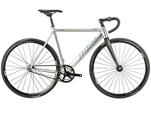 Bicicletas de carretera : Aventon vélo clipser fixe Cordoba 2018 Silver Brillant Taille 49 cm (clipser fixe Urban))