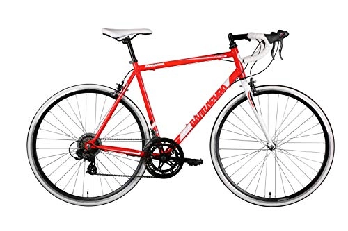 Bicicletas de carretera : Barracuda Corvus 100 Bicicleta de Carretera, Unisex, Rojo, 57 cm