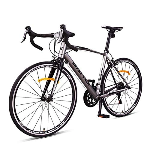 Bicicletas de carretera : BCX Bicicleta de carretera, bicicleta de carretera de 16 velocidades para hombres adultos, ruedas de 700 * 25C, bicicleta de cercanías de ciudad con marco de aluminio ligero, perfecta para recorridos