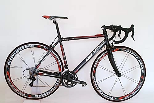 Bicicletas de carretera : Bicicleta de carreras, Da Vinci 20 g, Compacta, con ruedas, Gipiemme Equipe 716, color negro, tamaño 47 - für KG 1.50 bis 1.65, tamaño de cuadro 47 centimeters, tamaño de rueda 28 centimeters