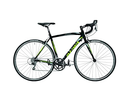 Bicicletas de carretera : Bicicleta de carretera modelo 2021 Atala SLR 150, 16 velocidades, color negro / amarillo, talla M, 170-180 cm
