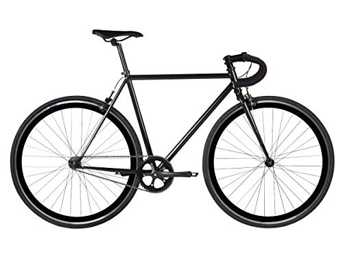 Bicicletas de carretera : Bicicleta Fixie / Single Speed RAY Road Negra (53)