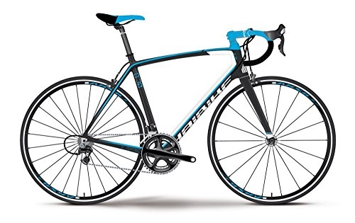 Bicicletas de carretera : Carreras Haibike Challenge Life 8.30 Carbon de 22 g Ultegra, color - Negro / blanco / azul, tamaño 52, tamaño de rueda 28.00 inches