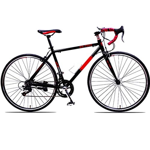 Bicicletas de carretera : CHHD Bicicleta de montaña con absorción de Impactos para Adultos, Velocidad Variable, Bicicleta de aleación de Aluminio, Manillar, Bicicleta de Carretera, 21 velocidades