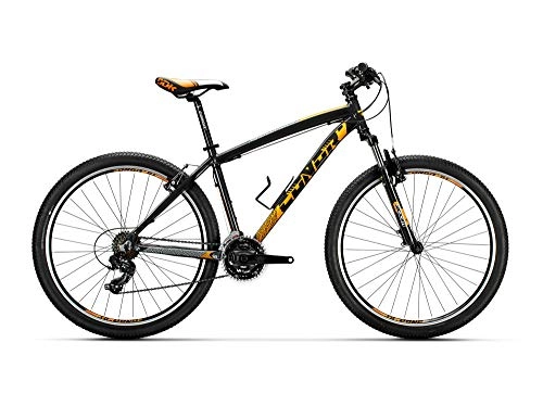 Bicicletas de carretera : Conor 5400 27, 5" Bicicleta, Adultos Unisex, Negro / Naranja (Multicolor), S