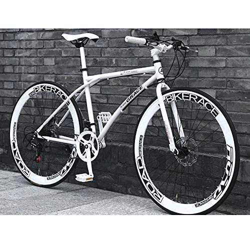 Bicicletas de carretera : De 26 pulgadas bicicletas con suspensión de acero al carbono completa Bicicletas de carretera con frenos de doble disco, velocidad 24 bicicletas de suspensión completa Bicicletas MTB for los hombres /
