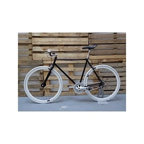 Bicicletas de carretera : Desconocido Bicicleta negra detalles blancos