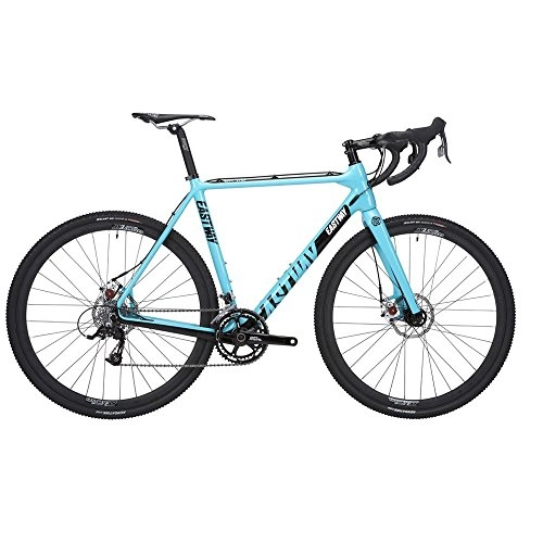 Bicicletas de carretera : Eastway Carbon - Bicicleta de Carretera para Hombre, L, Color Azul
