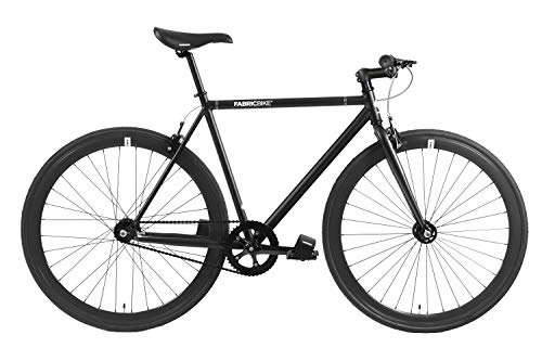 Bicicletas de carretera : FabricBike Original Bicicleta Fixie, Adultos Unisex, Fully Matte Black, M-53cm