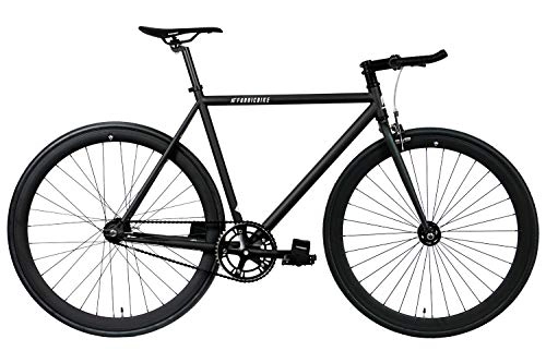 Bicicletas de carretera : FabricBike Original Pro- Bicicleta Fixie, Piñon Fijo Flip-Flop, Single Speed, Cuadro Hi-Ten Acero, 10, 45 kg. (Talla M) (Pro Fully Matte Black, L-58cm)