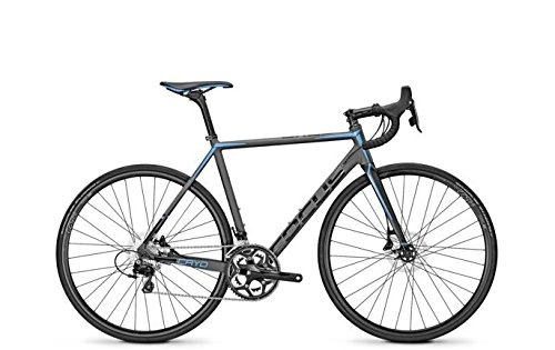 Bicicletas de carretera : Focus CAYO AL DISC 105 - Bicicleta de carreras de 28 pulgadas, altura del cuadro: 57, color: gris mate