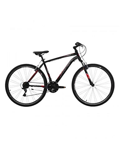 Bicicletas de carretera : JUMPERTREK Jumpberrek - Bicicleta de montaña (28 Fitness, Aluminio, 21 velocidades, con Horquilla telescópica, Color Negro, Talla 48 (Shimano rs-35+ty-21)