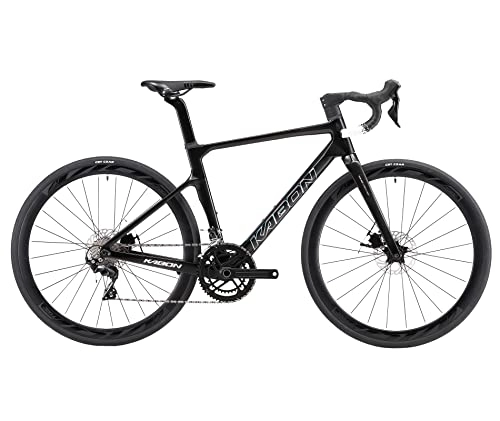 Bicicletas de carretera : KABON Bicicleta de Carreras de Carbono Completo, Bicicletas de Carretera con Shimano R7000 Freno de Disco de 22S, 700C Carbono Juego de Ruedas Bicicletas para Hombre Mujer