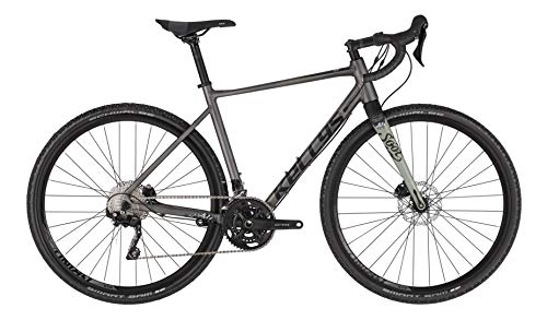 Bicicletas de carretera : Kellys Soot 50 2021 - Bicicleta de carreras (54 cm, gris)