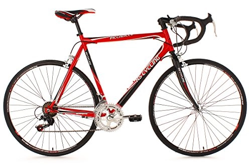 Bicicletas de carretera : KS Cycling 260B - Bicicleta , cuadro 55 cm, color rojo
