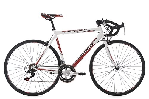 Bicicletas de carretera : KS Cycling Bicicleta de Carretera 28'' Piccadilly en Blanco, tamaño 55 cm