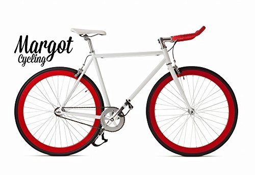 Bicicletas de carretera : Margot Cycling Europa Bici Fixie Fixed Bike Modelo: Bullhorn. Talla: 54
